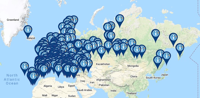 Milez map